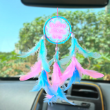 Pastel Positive Vibes Only Car Hanging