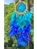 Peacock Magic Wreath Dream Catcher