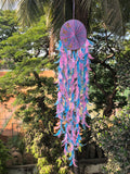 Pink Butterfly  Large Dream Catcher