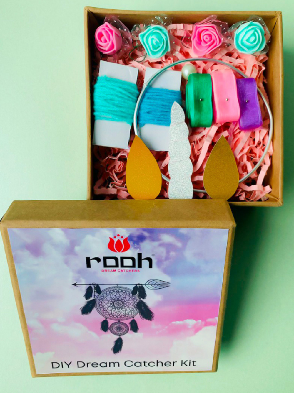 Unicorn DIY Handmade Dream Catcher Kit - Craft Supplies for kids