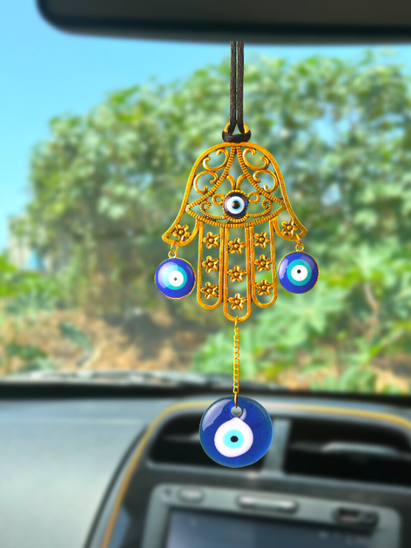 Traditional Evil Eye Hamta Car Hanging