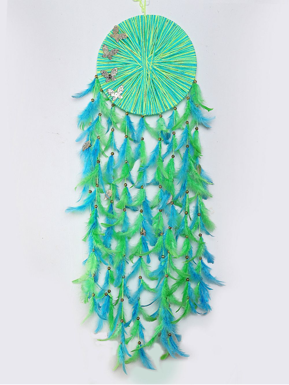 Neon Butterfly Large Dream Catcher
